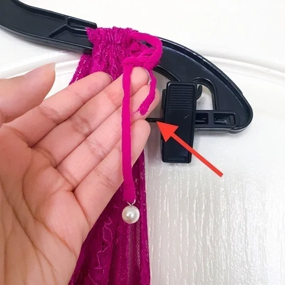 Alexis Dress Umbria Tiered Lace Tulle Silk Maxi Wedding Pink Fuchsia XS GUC - Picture 8 of 11